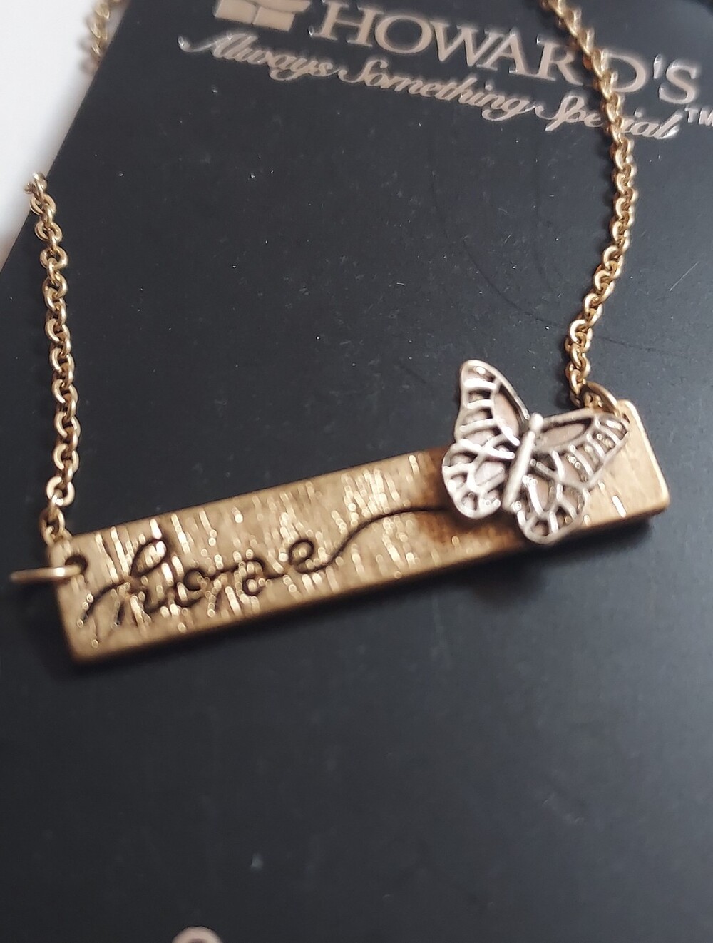 Howard's Always Something Special Hope Butterfly Necklace Inspirational
